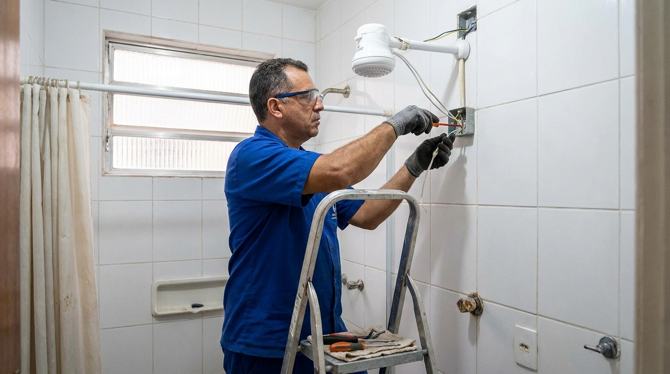 Instalação de Chuveiro Elétrico perto de mim em Canoas‑RS