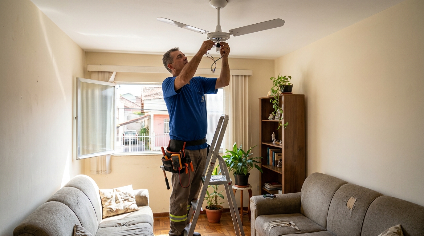 Instalação de Ventilador de Teto perto de mim em Canoas‑RS